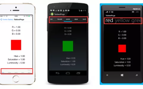 Xamarin布局渲染器修改默认布局