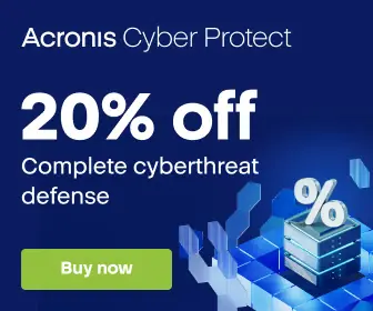 Acronis 网络保护月促销：高达50%折扣 1