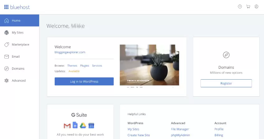 如何在 Bluehost 上创建 WordPress 博客