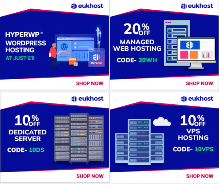 英国最佳WordPress主机推荐：eukhost HyperWP首月仅£1超值体验
