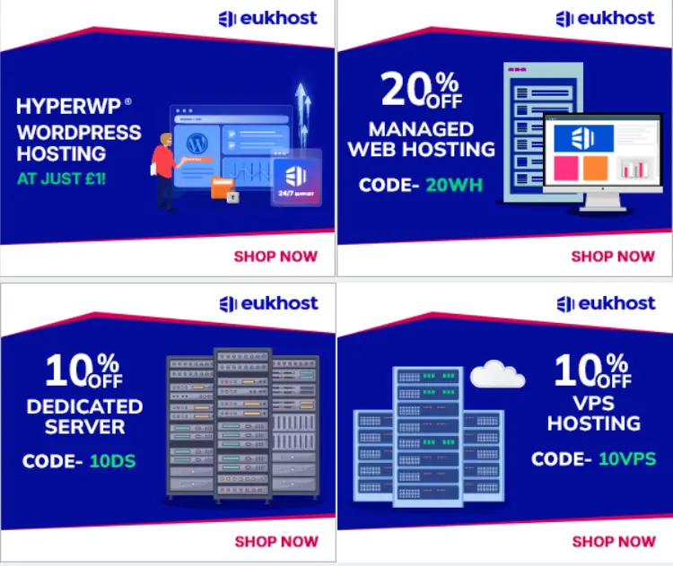 英国最佳WordPress主机推荐：eukhost HyperWP首月仅£1超值体验