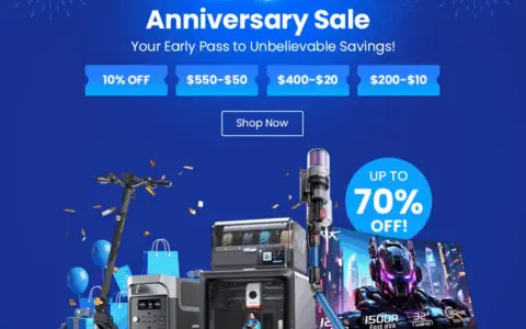 2026 Geekbuying 限时优惠券攻略：热销科技产品享最高€55折扣