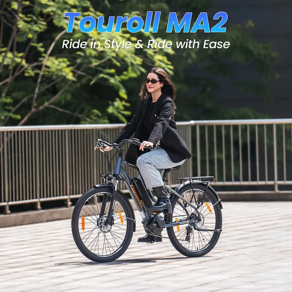 Touroll MA2 电动自行车首发：限时 €869 + 赠防盗头盔（附折扣码 TOUROLLMA2）
