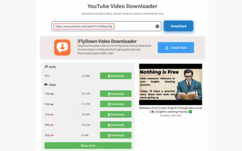 如何下载youtube的视频？