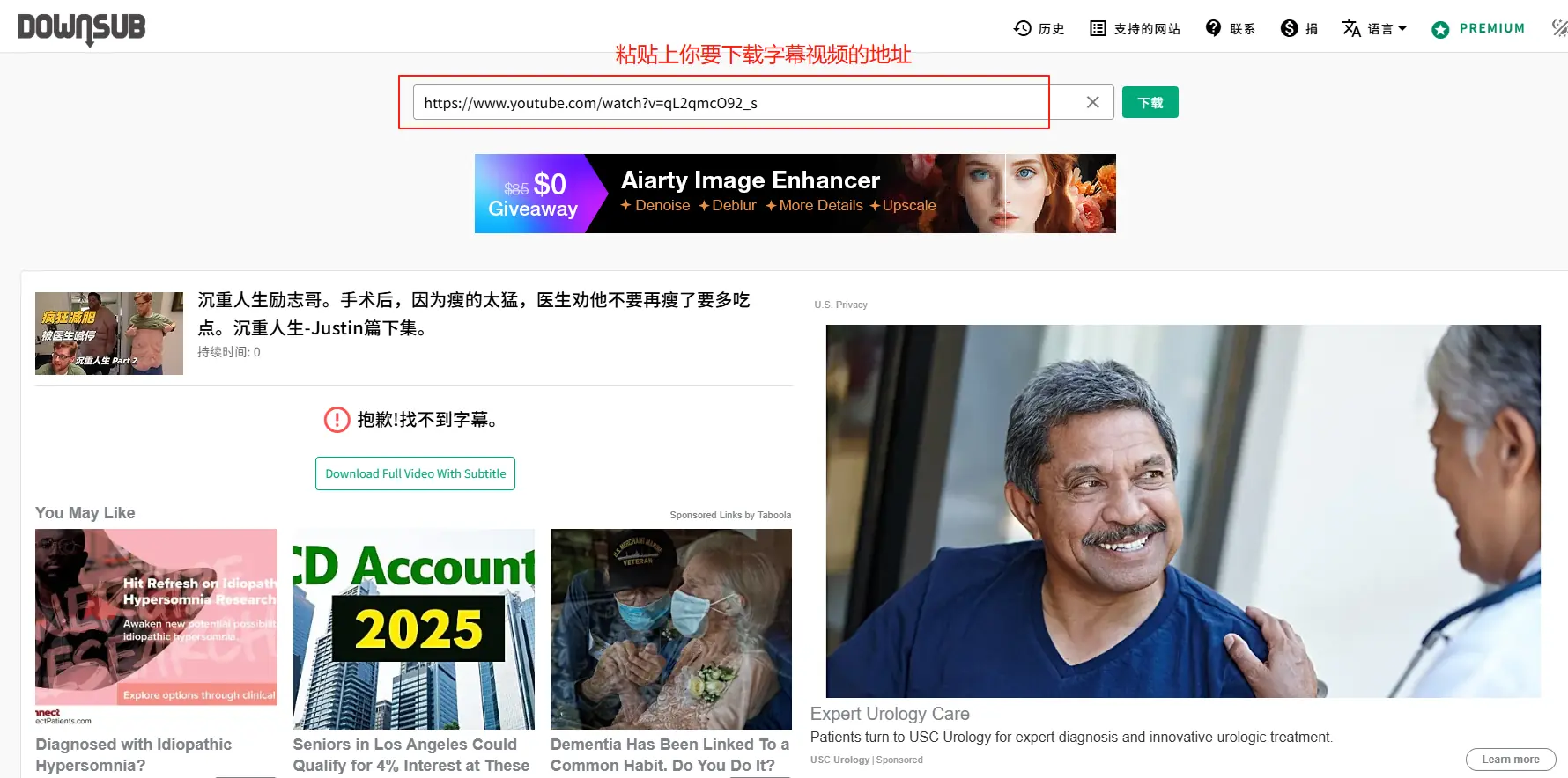 如何下载YouTube视频字幕？