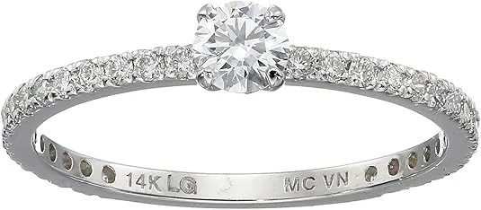 Collection 14K Gold钻石订婚戒指