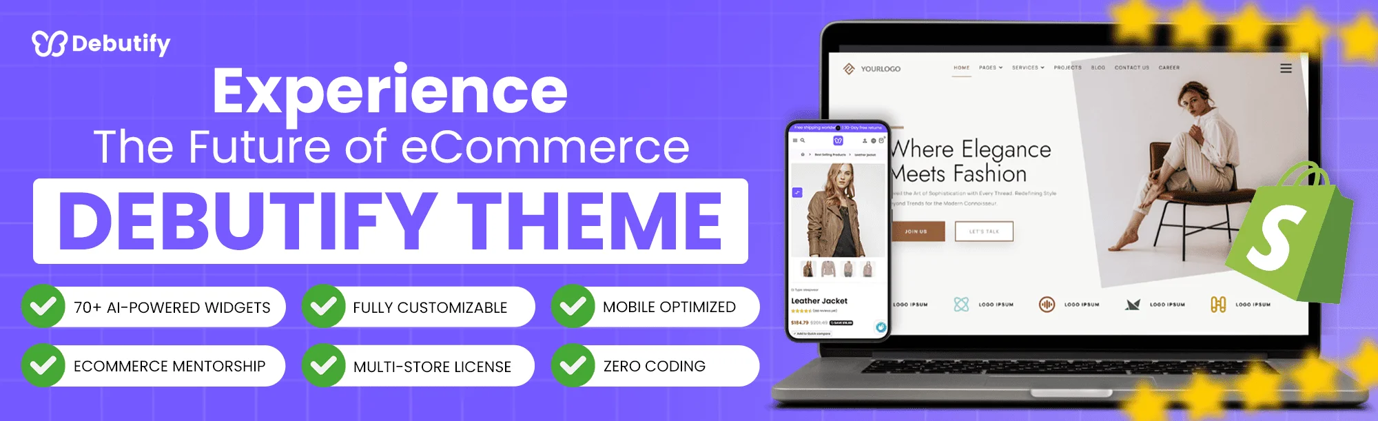 最佳外贸站主题推荐：Debutify