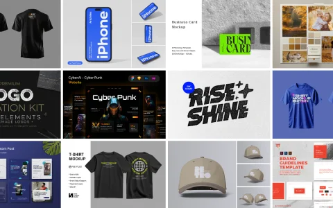 国外平面设计模板下载，开启你的创意之旅