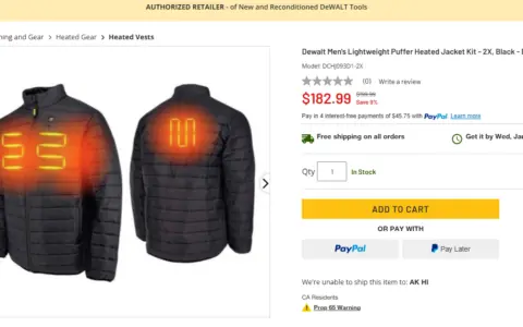 DeWalt加热羽绒服套件评测：寒冬中的温暖与舒适