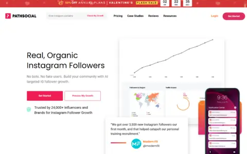 外贸人Instagram真实粉丝增长神器！Path Social折扣攻略