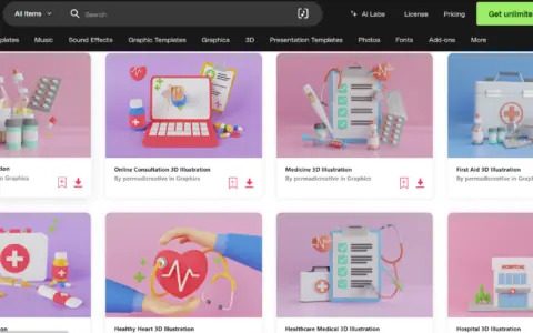 3D 设计师必备：Envato Elements 海量 3D 资源助你提升创意