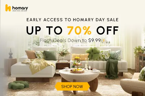 2025 Homary家具超值折扣 全场最高 70% OFF！