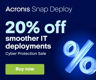Acronis 网络保护月促销：高达50%折扣