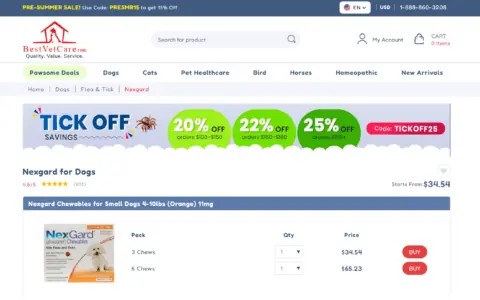 NexGard 狗狗跳蚤与蜱虫治疗：最有效的防护选择