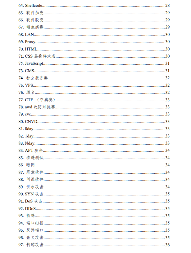 渗透测试行业术语扫盲pdf下载