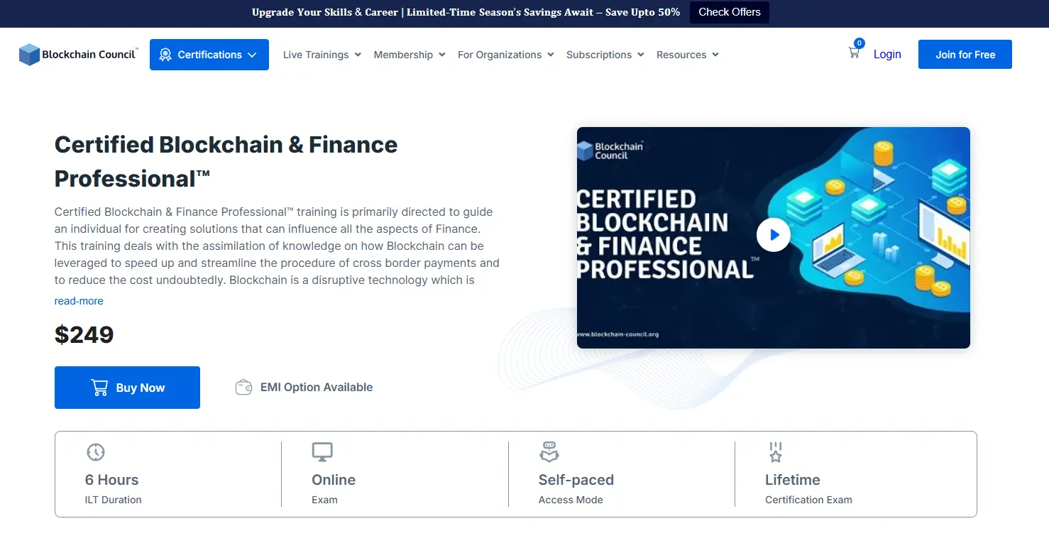 区块链金融职业新机遇：Certified Blockchain Finance Professional 认证解析