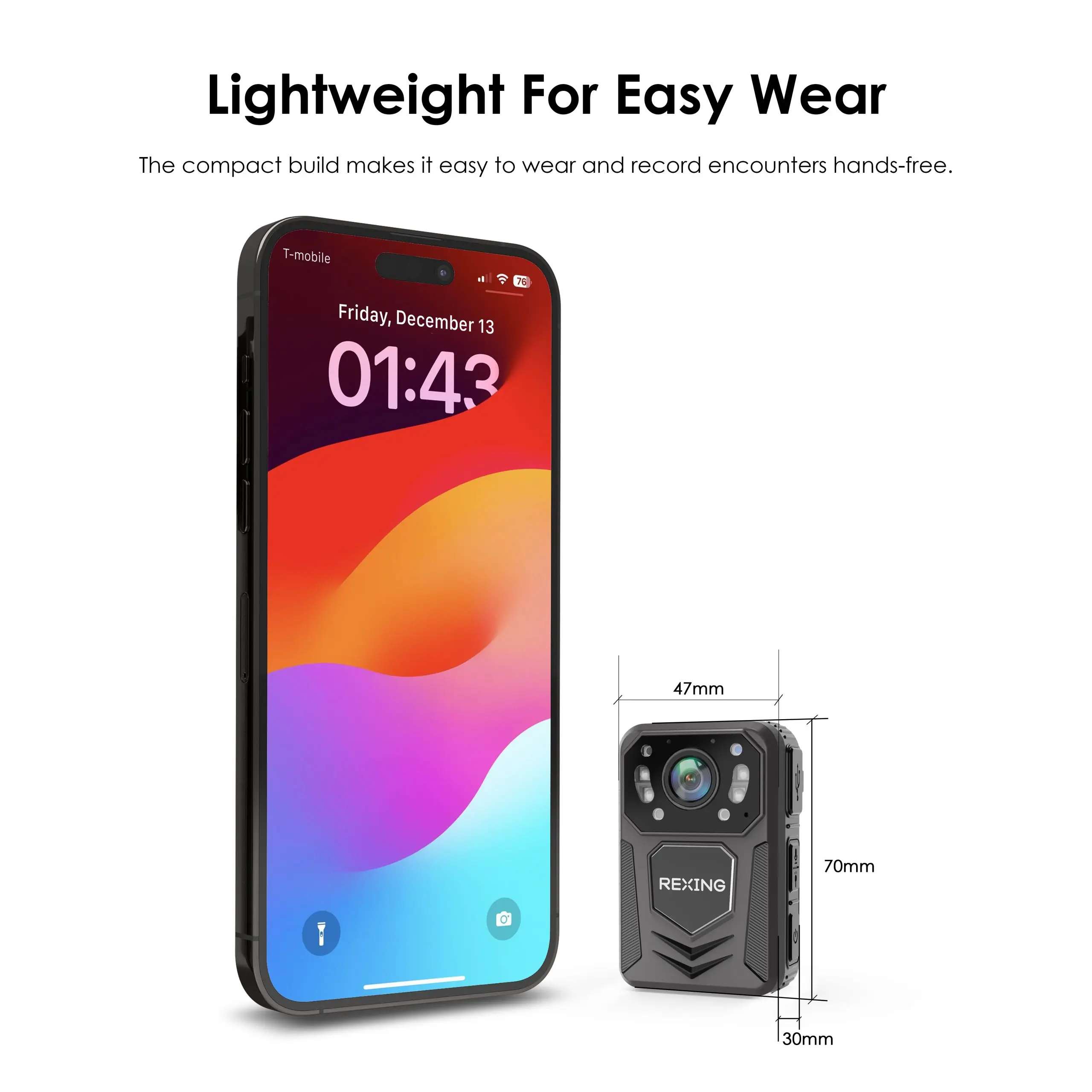 如何选择个人安全摄像头？Rexing P3 FHD Body Camera 评测