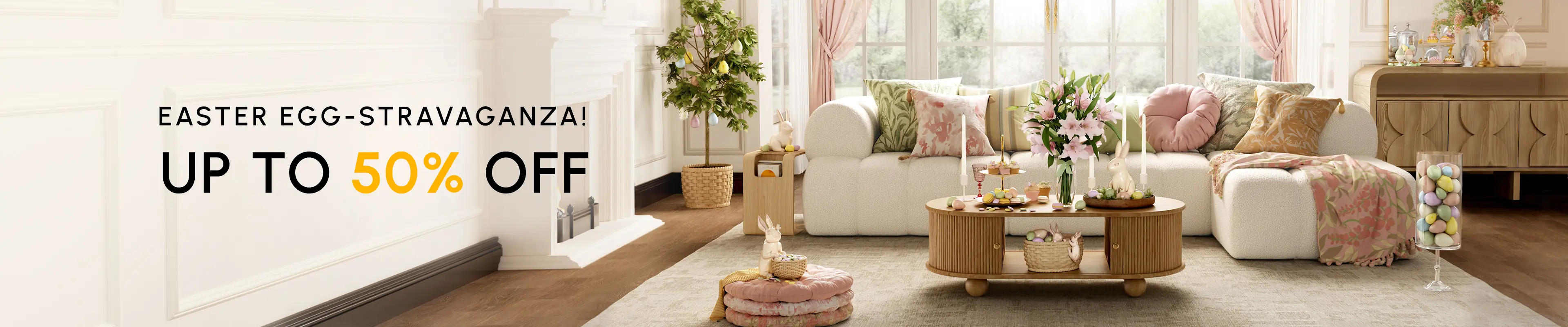 2025 Homary復活節家居特賣｜限時9天搶高質感家具＆裝飾