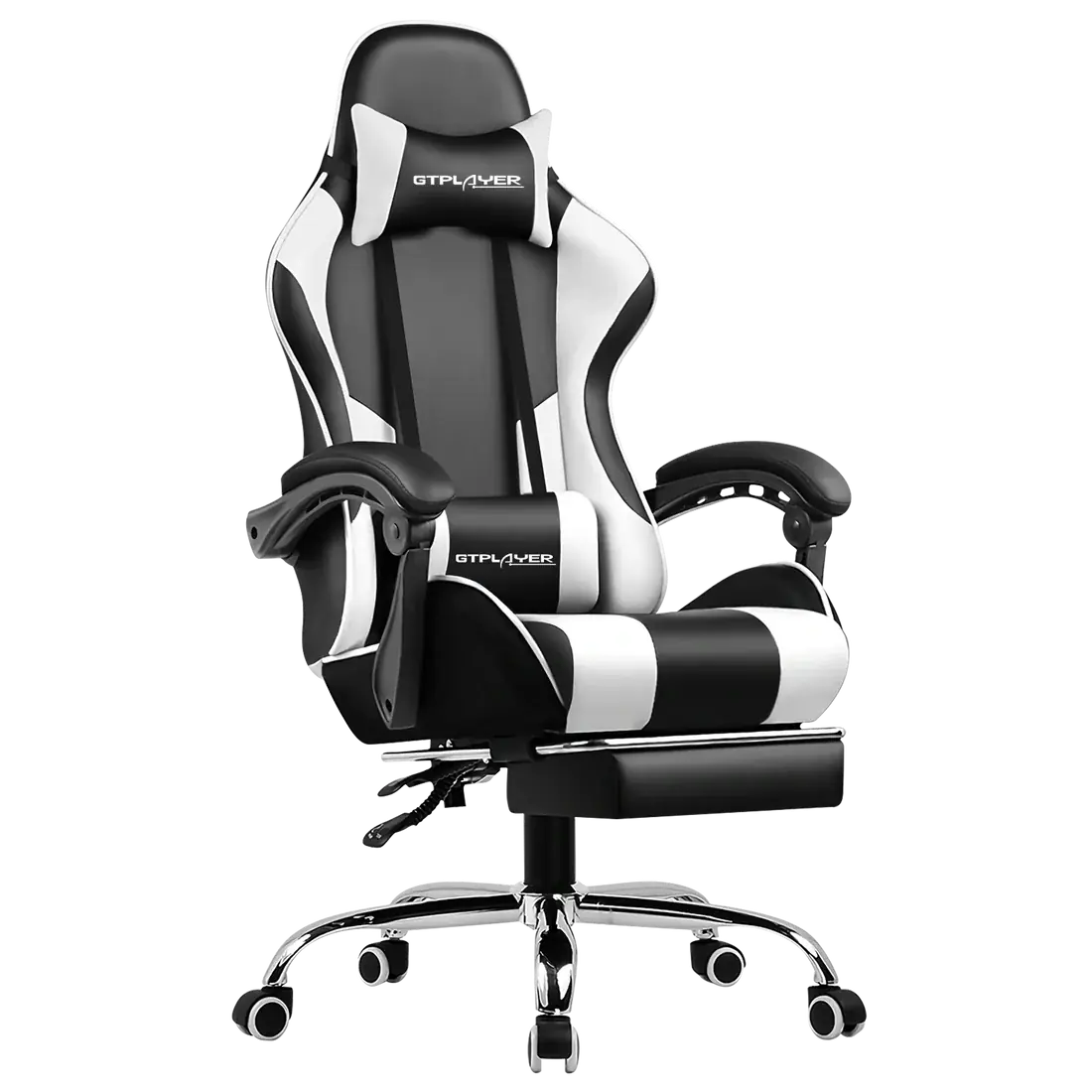 為什麼專業玩家都選 GTRACING GT800A？人體工學 + 腳托一次到位 1