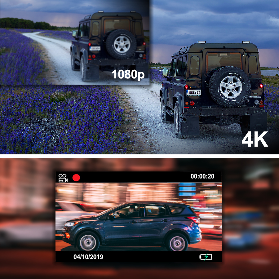 最佳4K行车记录仪推荐：Rexing V5三通道套装限时特惠 1