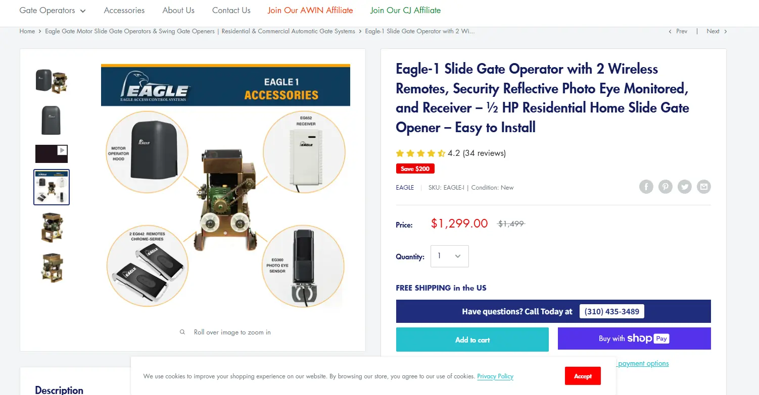 哪個滑動門開門器最適合家用？Slide Gate Opener－Eagle-I 優缺點分析