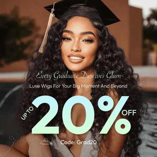 毕业季真发假发推荐：UNice Graduation Sale 全站限时 20% OFF