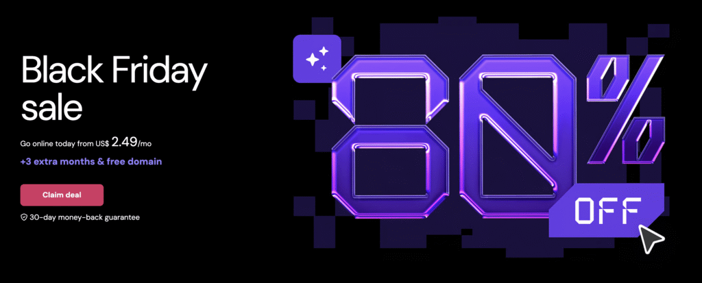 Hostinger VPS黑五抢购指南：全年仅此一次！错过这波等明年