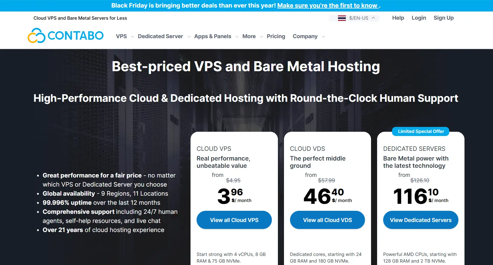 Contabo VPS 好不好用?性能、速度与黑五价格全方位测评 3 Contabo VPS 好不好用?性能、速度与黑五价格全方位测评