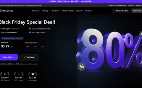 Ultahost WordPress Hosting 评测：適合新手、商家嗎？（2025 最新）