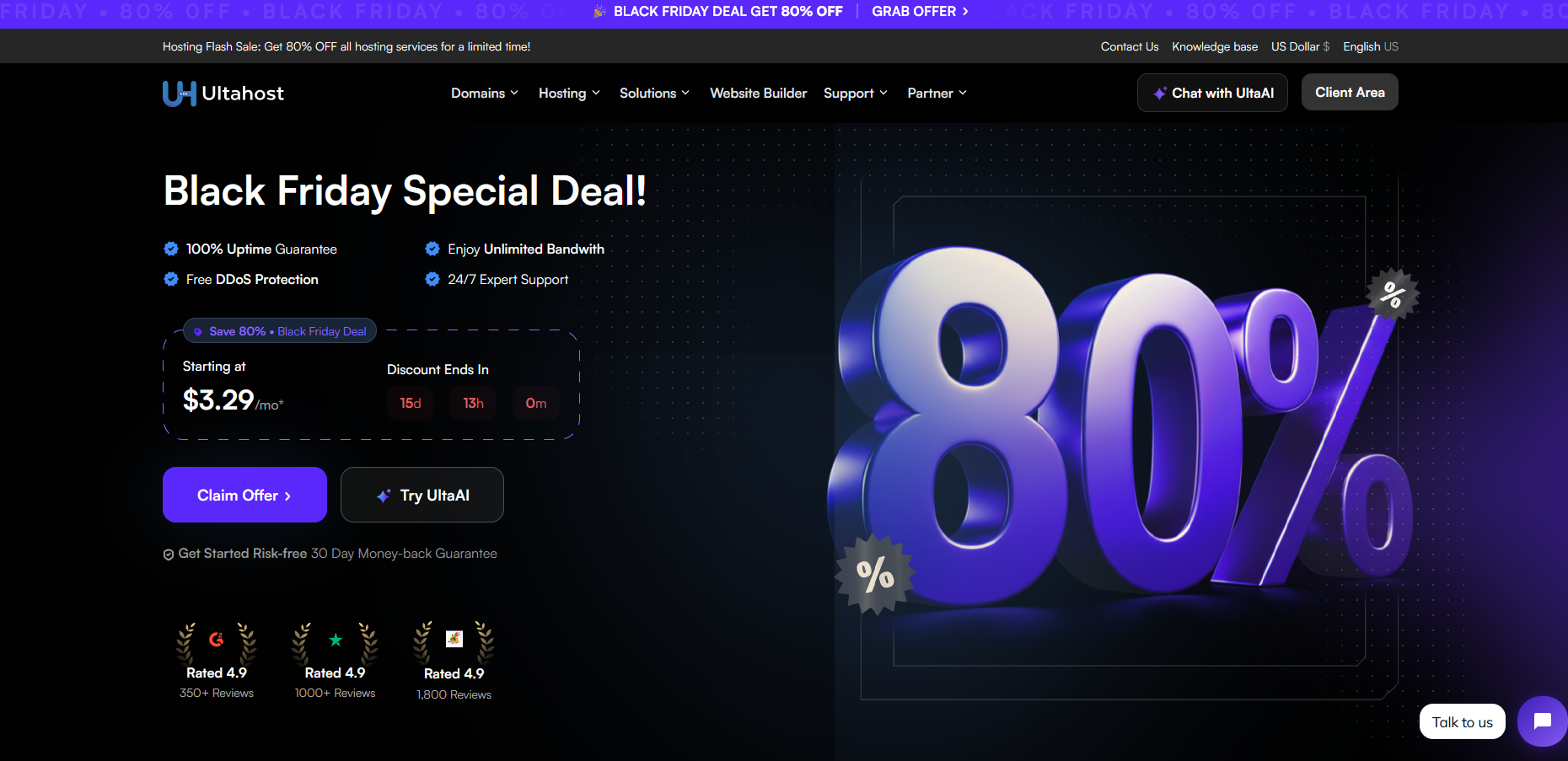Ultahost WordPress Hosting 评测：適合新手、商家嗎？（2025 最新）
