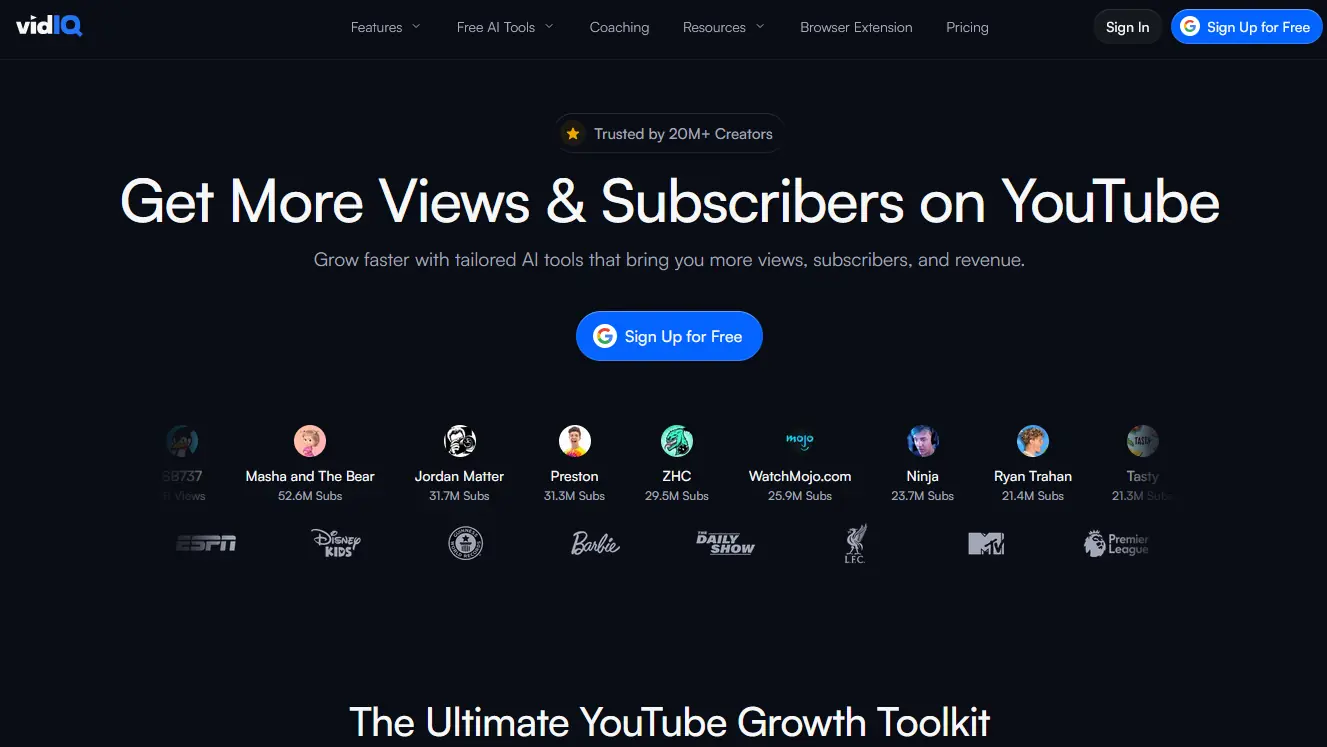 vidIQ 完整使用指南：从零开始提升 YouTube 频道流量