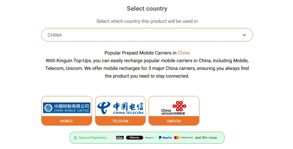 如何给国外的手机号充值？kinguin这个宝藏网站给你搞定