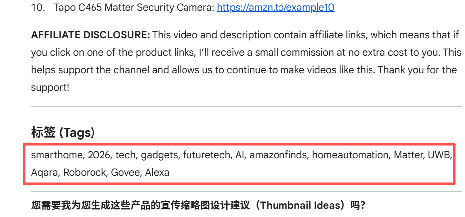 如何用 Gemini + Fliki 生成 Affiliate 视频？2026 YouTube运营实战教程 4