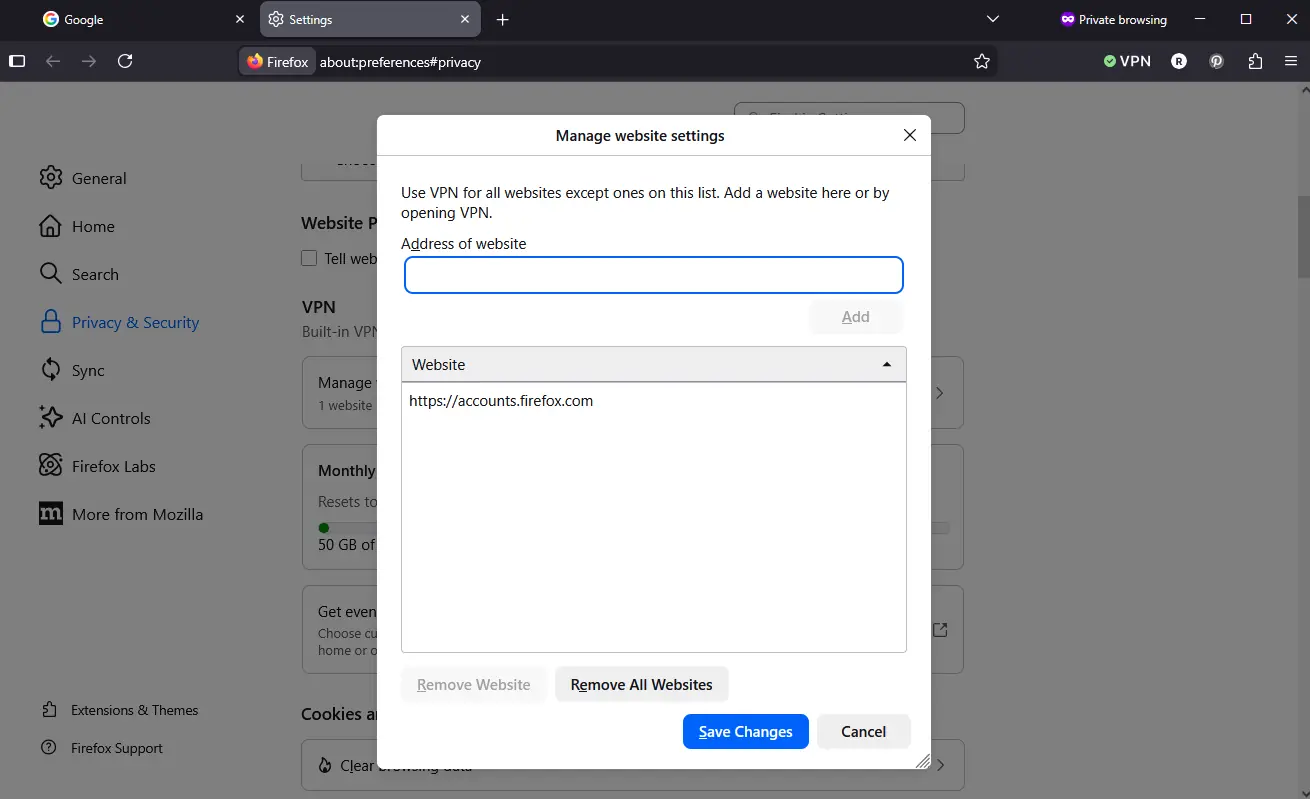 Firefox 免费 VPN 深度实测