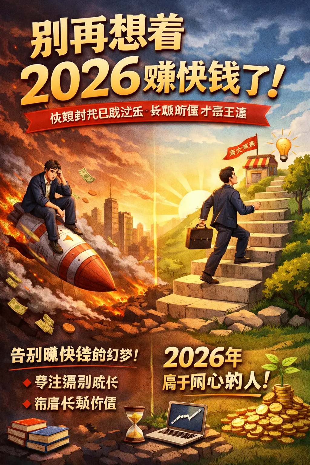 别再想着2026年赚快钱了！