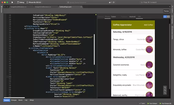 使用Xamarin.Forms编写一套代码支持IOS ，Android 2