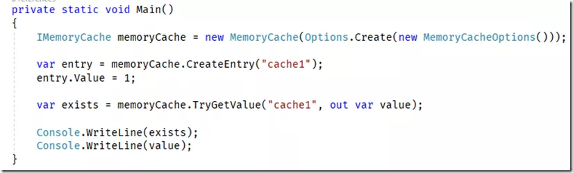 拥抱.NET Core系列：MemoryCache 初识