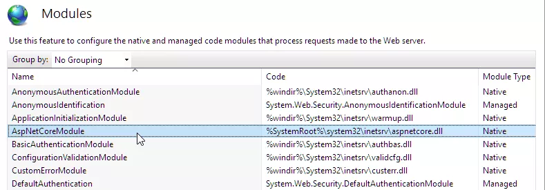 如何使用IIS运行ASP.NET Core程序