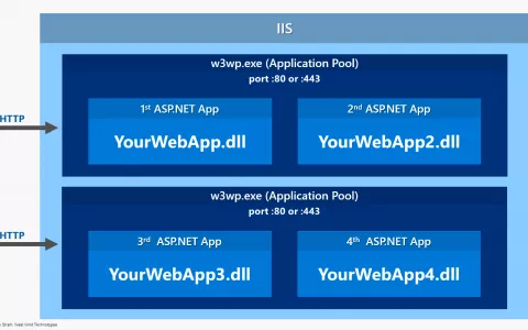如何使用IIS运行ASP.NET Core程序