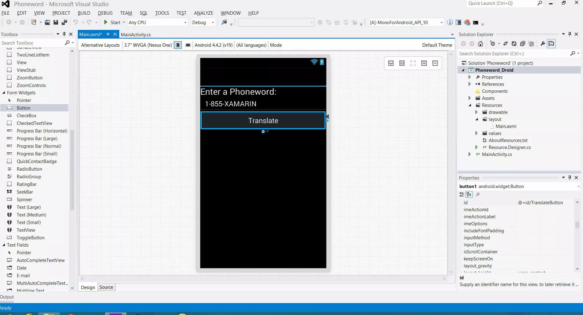 Xamarin.Android开发入门——Hello,Android深入理解 6