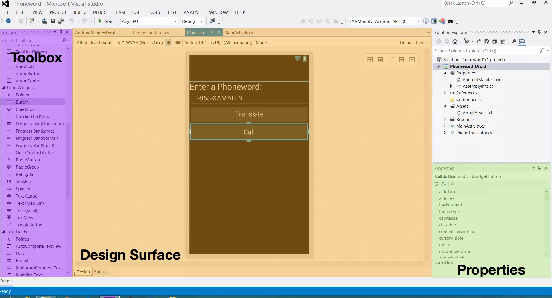 Xamarin.Android开发入门——Hello,Android深入理解 5