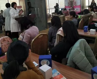 无锡虹桥医院产科咋样 孕妈课堂创意手工丰富周末时光 1