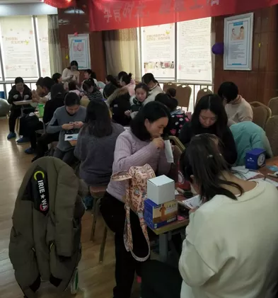 无锡虹桥医院产科咋样 孕妈课堂创意手工丰富周末时光 2