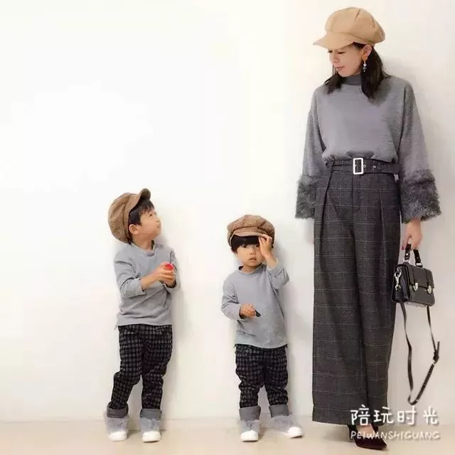 100块的亲子装穿出1000块的高级感全靠妈妈会搭配