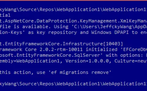 EF Core迁移原理运行dotnet ef命令迁移本质是什么？