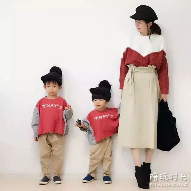 100块的亲子装穿出1000块的高级感全靠妈妈会搭配 11