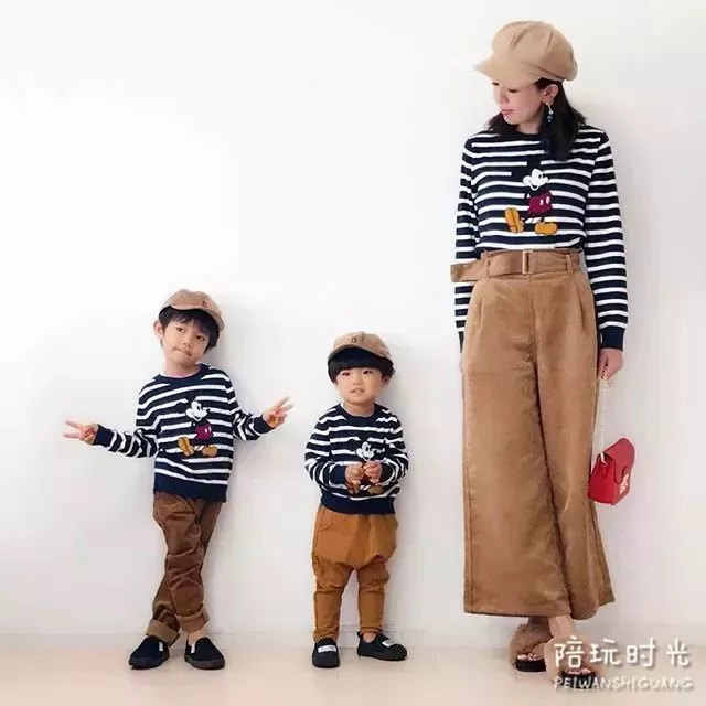 100块的亲子装穿出1000块的高级感全靠妈妈会搭配
