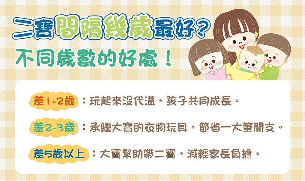 二宝差几岁比较好？
