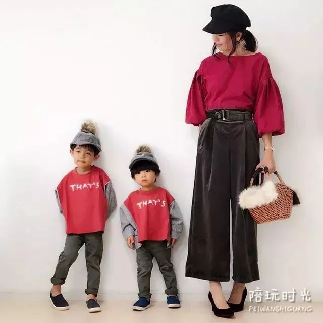 100块的亲子装穿出1000块的高级感全靠妈妈会搭配