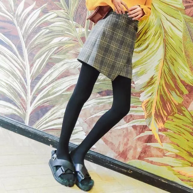 连袜裤搭配其实你还可以更美